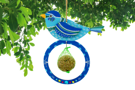 Mangeoires pour oiseaux + boules de graisse - Lot de 6 - Kits animaux et nature – 10doigts.fr