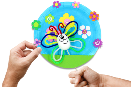 Stickers fleurs en caoutchouc mousse - 400 pièces - Fleurs et feuilles décoratives – 10doigts.fr