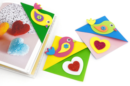 Stickers cœurs en caoutchouc souple - 500 pcs - Déco coeurs – 10doigts.fr