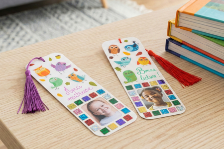 marque pages cadeau maitresse - Activités manuelles cadeaux maitresses, maitres, ATSEM, AESH, nounous... – 10doigts.fr