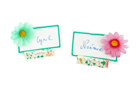 marque places et porte photos en bois - Cadres photos en bois – 10doigts.fr