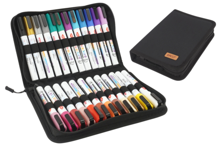 marqueurs peinture trousse 24 couleurs - Marqueurs peinture : l'intensité de l'acrylique au bout des doigts – 10doigts.fr