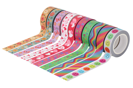 masking tape à motifs - Masking tape (Washi tape) – 10doigts.fr
