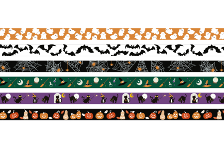 masking tape halloween - Adhésifs colorés et Masking tape – 10doigts.fr