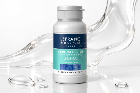 Médium Ultra Brillant Lefranc Bourgeois, 120 ml - Médiums et auxiliaires pour peinture acrylique – 10doigts.fr