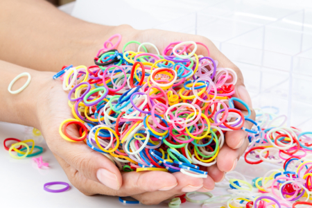 min élastiques colorés - Bracelets en élastiques – 10doigts.fr