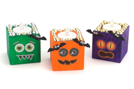 Bougeoirs monstres - Tutos Halloween – 10doigts.fr