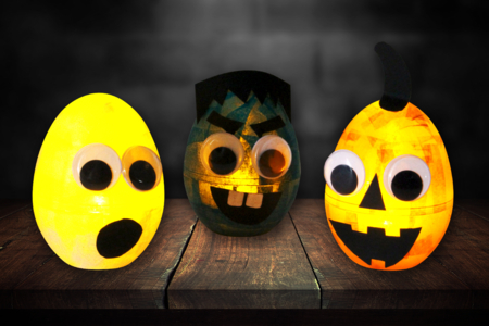 Petits monstres lumineux - Tutos Halloween – 10doigts.fr