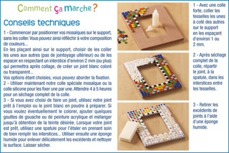 mosaique - Colles fortes – 10doigts.fr