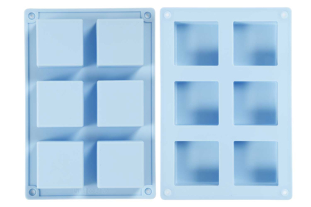 Moule en silicone - 6 cubes - Moules pour bougies – 10doigts.fr