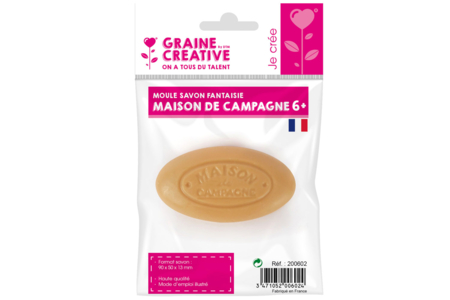 Moule thermoformé - "Maison de campagne" - Outils et Moules pour savon – 10doigts.fr