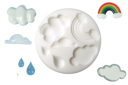 Moule silicone nuage - 10doigts.fr