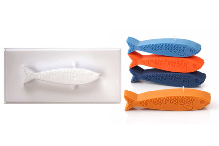 Moule thermoformé sardine bougie - Moules pour bougies - Bougie – 10doigts.fr