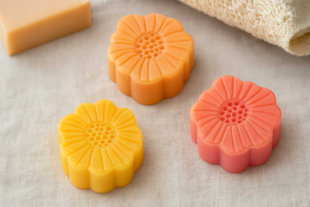 Moules savon, motifs nature - 12 pièces - Moules et accessoires savon – 10doigts.fr