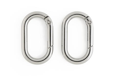 mousquetons ovales argentés - Clips et mousquetons : les finitions pour vos accessoires DIY – 10doigts.fr