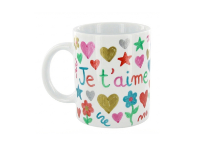 mug à décorer cadeau - Supports en céramique à décorer – 10doigts.fr