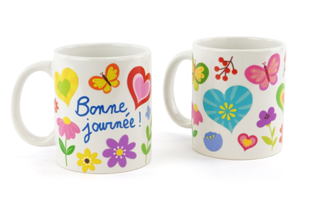 mug idée cadeau fête des mères DIY enfants - Activités manuelles Fête des Mères : des idées cadeaux à fabriquer avec amour – 10doigts.fr
