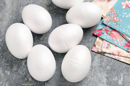 Oeufs en polystyrène - Tailles au choix - Oeufs de Pâques – 10doigts.fr