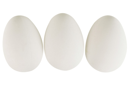 Oeufs en plastique 4x3  cm - 12 pièces - Oeufs de Pâques créatif – 10doigts.fr
