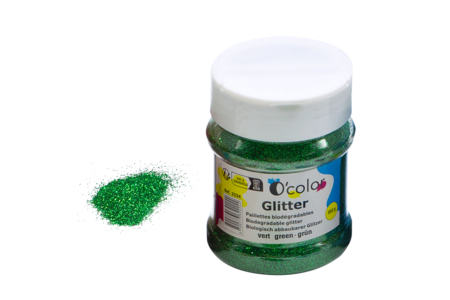 paillettes biodégradables vert - Paillettes à saupoudrer – 10doigts.fr