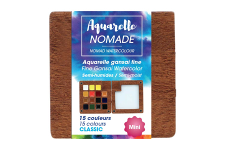 Palette aquarelle nomade ART & GO - Couleurs aquarelle – 10doigts.fr