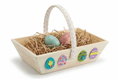 panier pâques - Paniers en bois – 10doigts.fr