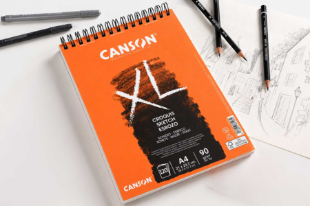 papier canson xl croquis - Papiers dessin – 10doigts.fr