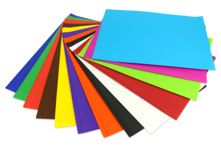 Papiers de soie couleurs vives assorties - 26 feuilles - Papiers Unis – 10doigts.fr