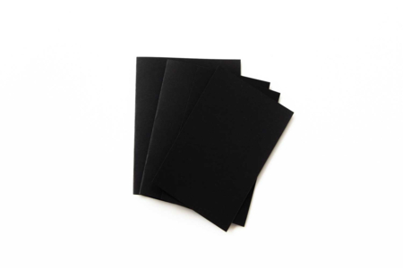Papier épais noir, A4 - 10 feuilles - Papiers colorés – 10doigts.fr
