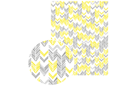 Papiers à encoller motifs géométriques - 3 feuilles - Papiers Vernis-collage – 10doigts.fr