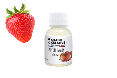 Parfum pour savon - Fraise - Colorants et senteurs – 10doigts.fr