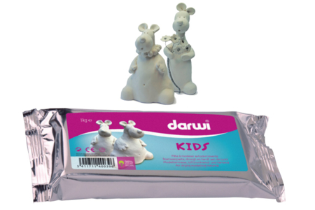 Pâte à modeler DARWI Kids - 1 kg - Pâtes à modeler autodurcissantes – 10doigts.fr