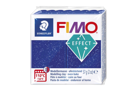 FIMO Effect Pailleté - Bleu (302) - Pâtes Fimo Effect – 10doigts.fr