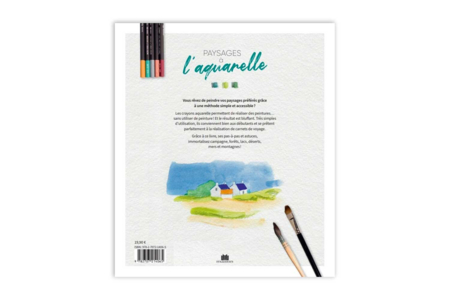 Paysages aux crayons aqurelle - Peinture aquarelle – 10doigts.fr