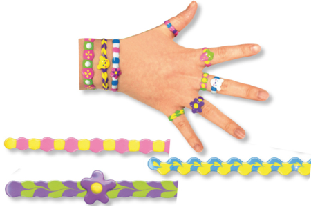 Créer bagues et bracelets avec la peinture JELLY DECO - Tutos créations de Bijoux – 10doigts.fr