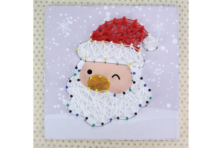 Coffret String art Père Noël - Coffret String Art – 10doigts.fr