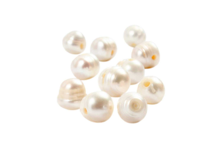 Perles d'eau douce nacrées - 10 perles - Perles Naturelles – 10doigts.fr