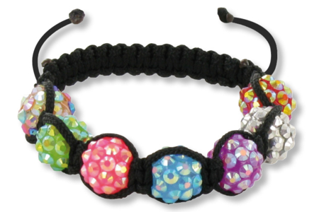 Perles "Disco" 7 couleurs- 21 perles - Perles acrylique – 10doigts.fr