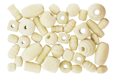 perles en bois brut - Perles Bois – 10doigts.fr