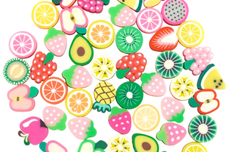 Perles fruits - 50 perles - Perles Pâte polymère – 10doigts.fr