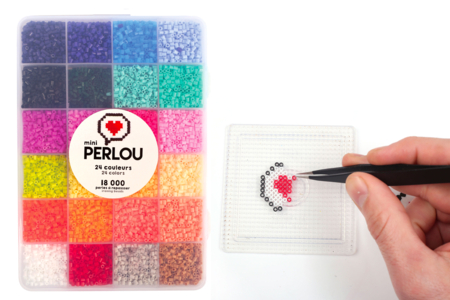 Perles fusibles Mini- Valisette 18000 perles - Perles Plastique – 10doigts.fr