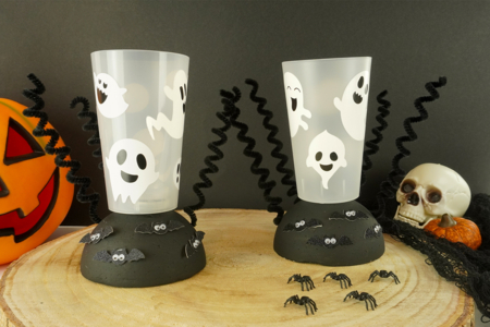 Photophore Fantôme En Céramique – Bougeoir Mignon Pour Bougie Chauffe-plat, Déco Halloween Ou Quotidienne