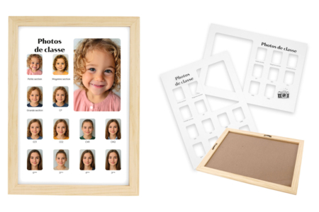 photos de classe et cadre - Cadres et clips photos : des supports uniques pour afficher vos souvenirs – 10doigts.fr