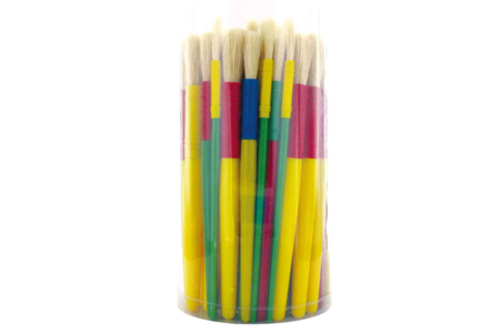 Pinceaux 1er âge, brosses assorties - Pinceaux brosses – 10doigts.fr