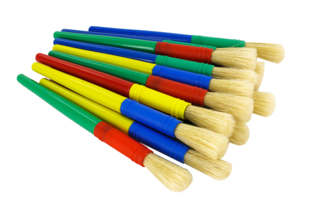 Pinceaux 1er âge enfants, brosse large - Pinceaux – 10doigts.fr