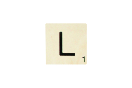 Plaque lettre de scrabble en bois - 10 cm - Plaque de porte – 10doigts.fr