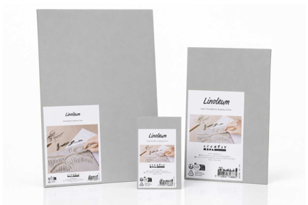 Plaques de Linoleum pour linogravure - Dimensions au choix - Matériel de linogravure : s'initier à l'impression d'estampes maison – 10doigts.fr