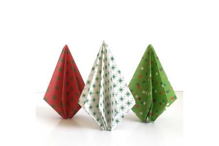 Papiers Origami Noël - 60 feuilles - Papiers Origami – 10doigts.fr