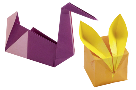 Papier origami bicolore - 50 feuilles - Papiers Origami – 10doigts.fr