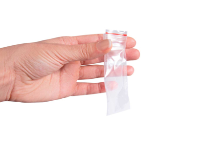 Pochettes en plastique transparent, fermeture zip - 100 pièces - Plastique Transparent – 10doigts.fr
